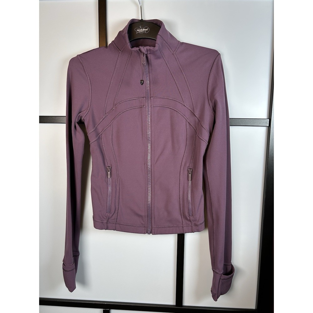 Lululemon‎ Define Jacket Plum Mauve Size 4 Full Zip Yoga Athletic